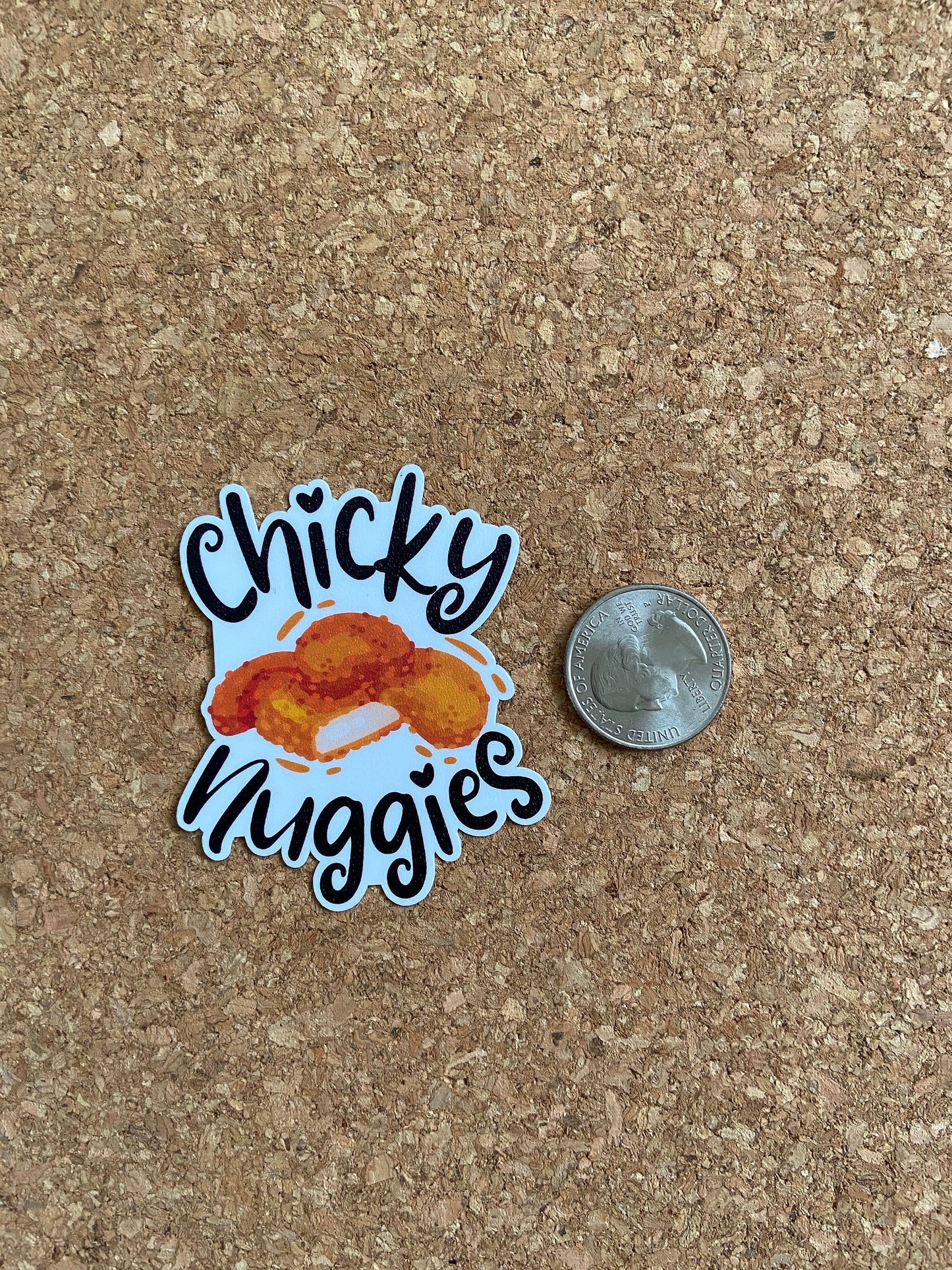 Chicky Nuggies Chicken Nugget Sticker