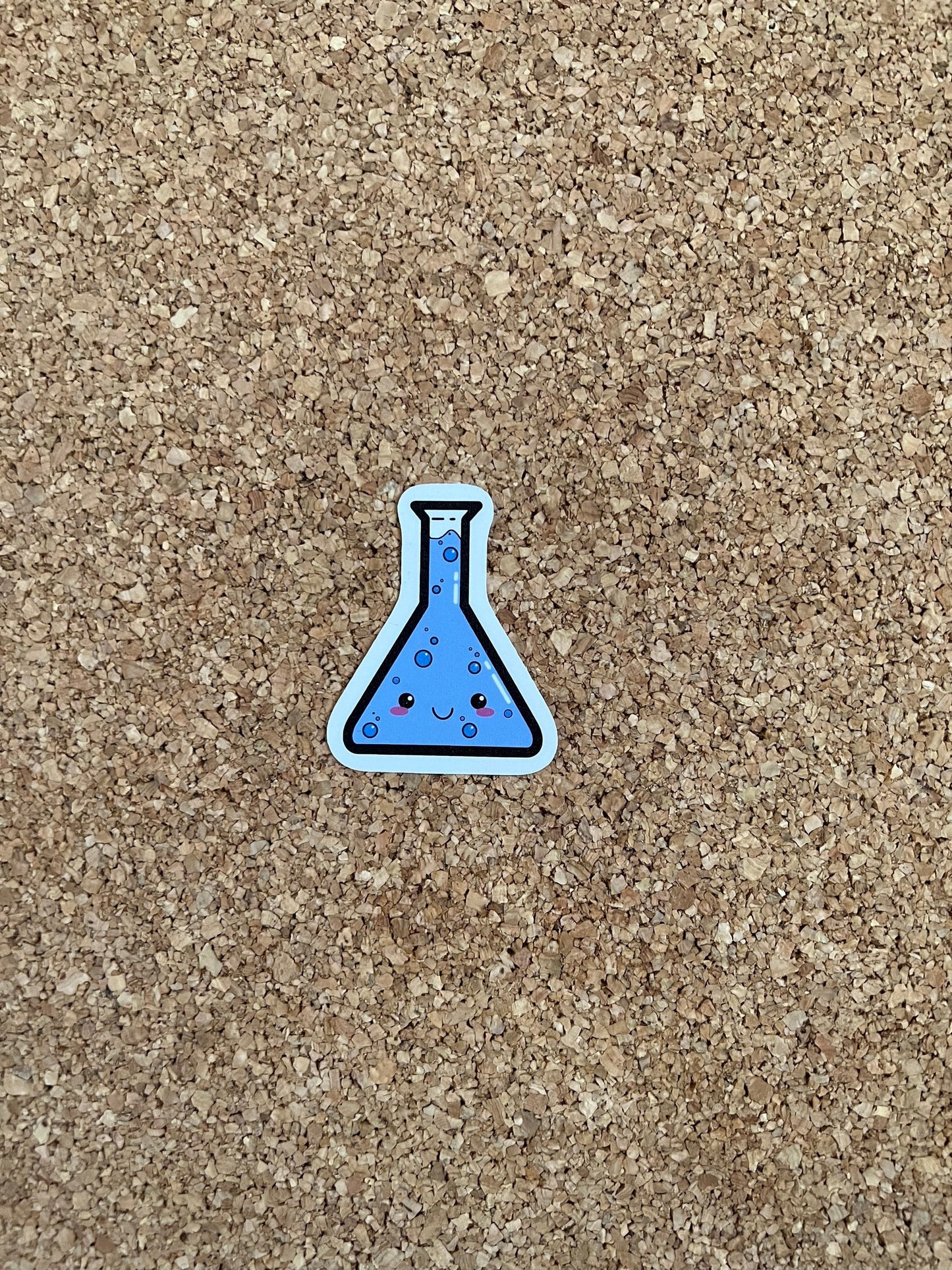Kawaii Science Beaker Cute Flask Sticker