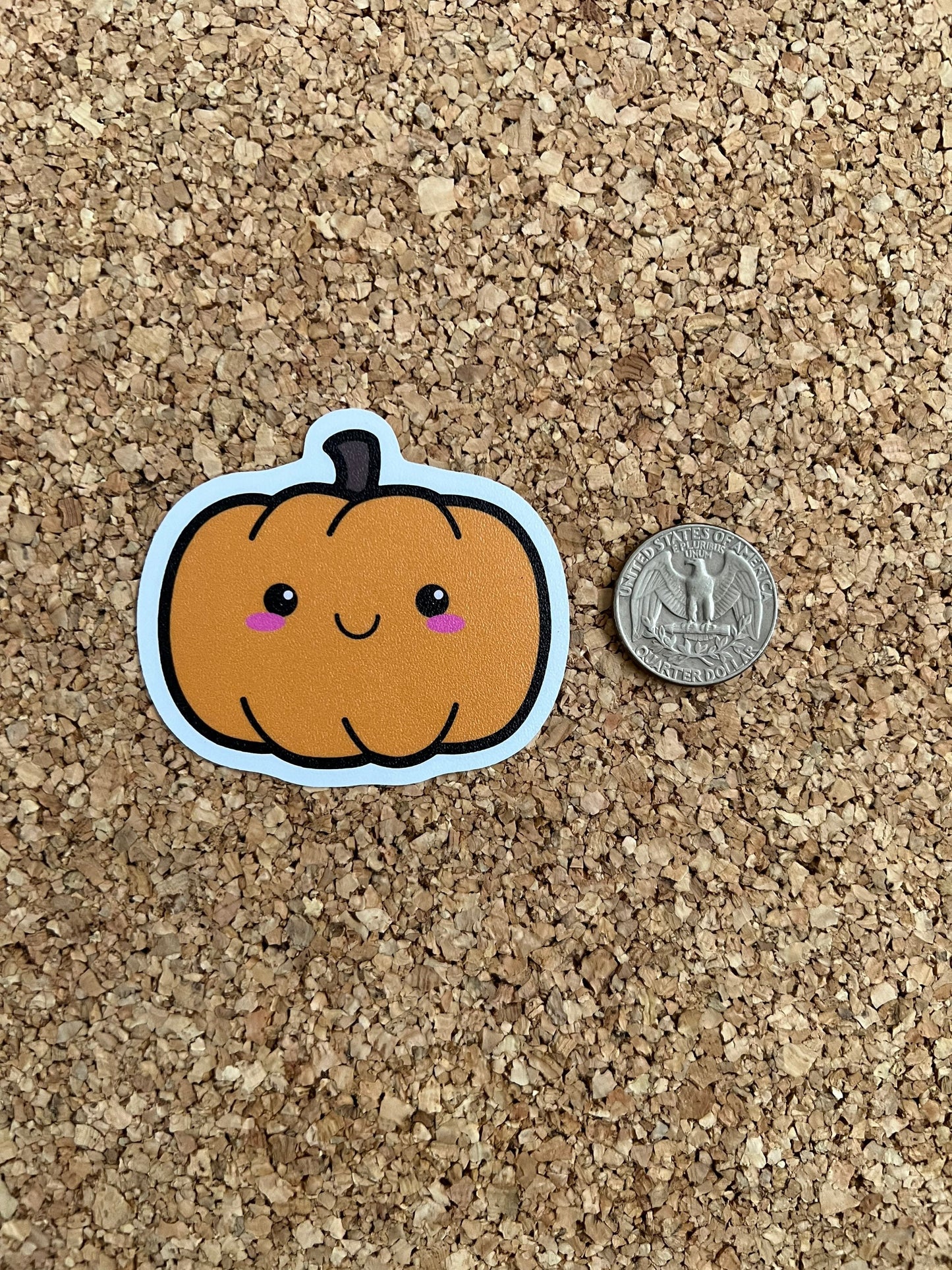 Kawaii Pumpkin Sticker