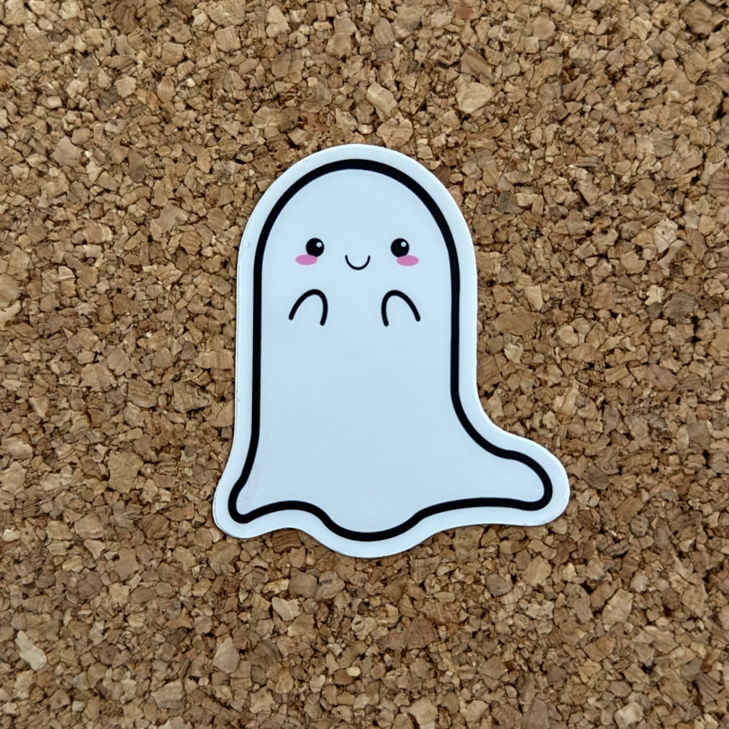 Spooky Halloween Kawaii Ghost Sticker